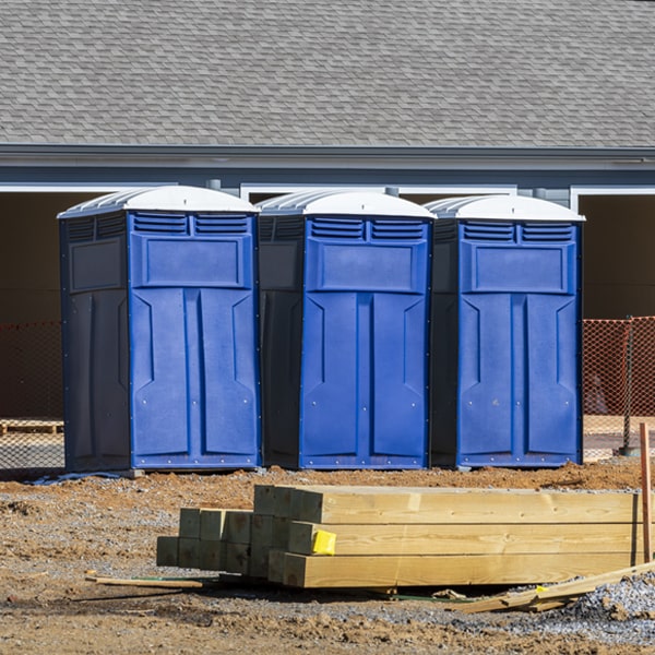 are there any restrictions on where i can place the portable restrooms during my rental period in Campbell Hill Illinois